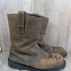 Men's Brown Waterproof Work Boots